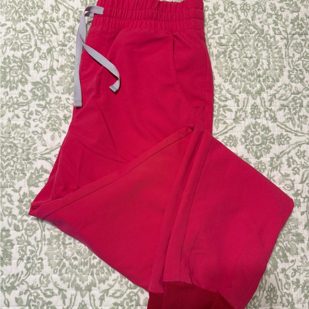 FIGS shocking pink Small Tall Zamora Joggers scrub pants